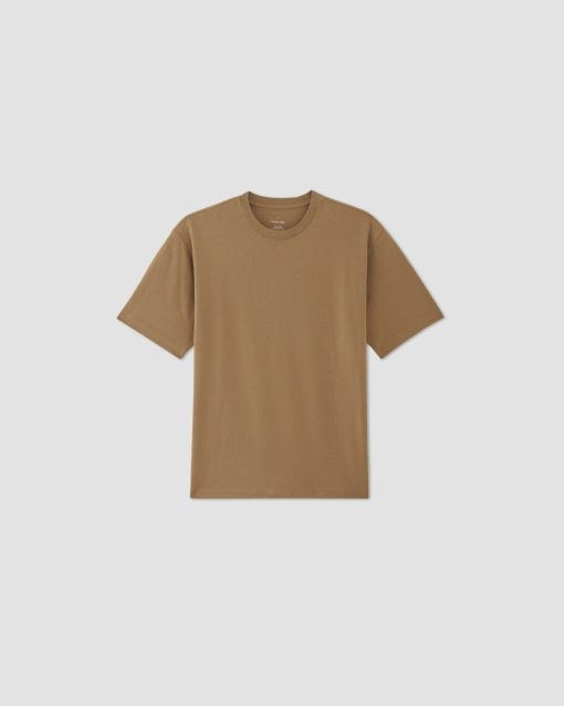 Alternative view of The Premium-Weight Relaxed Crew | Uniform | Toasted Coconut