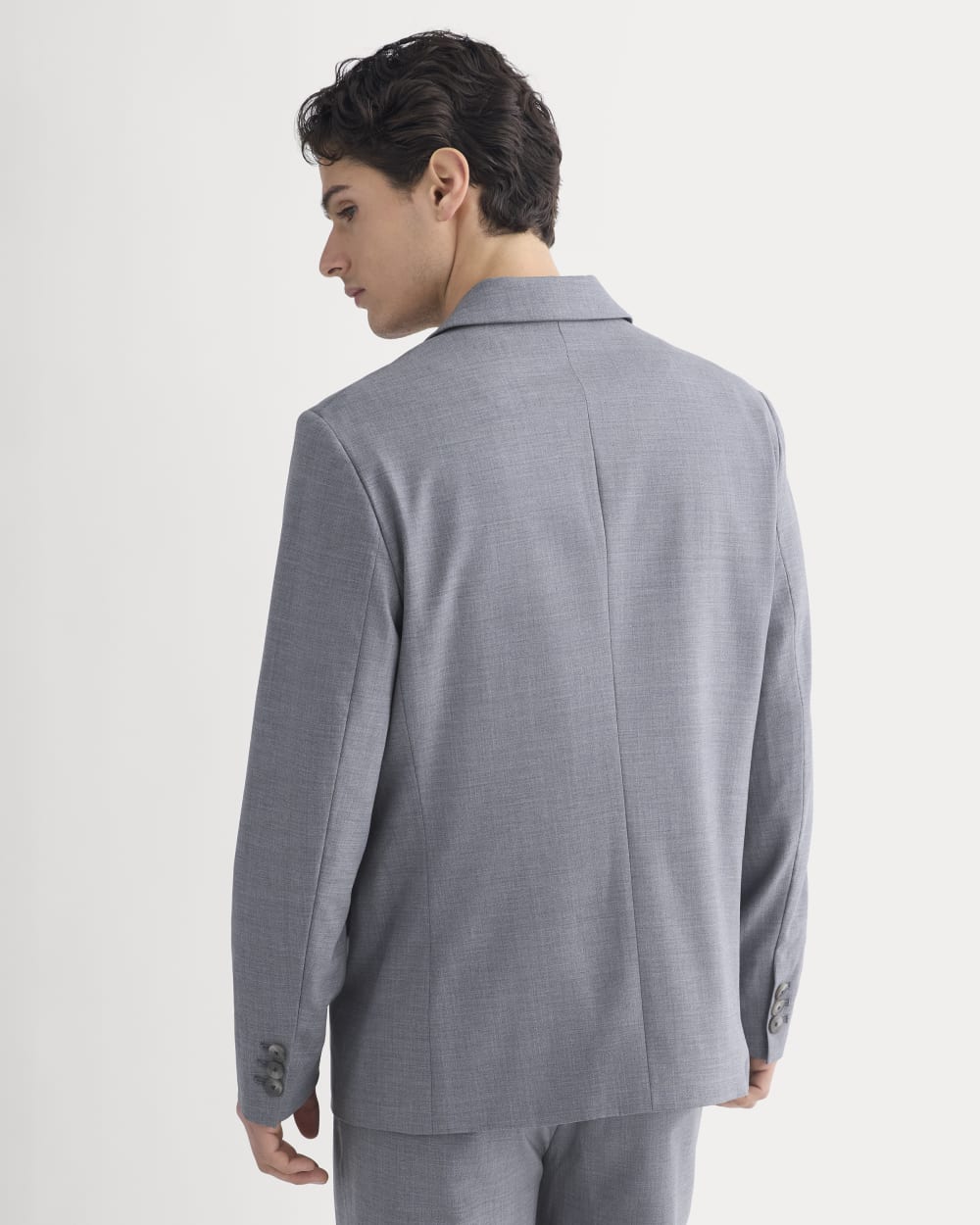 Tropical Wool Blazer | Heathered Grey - Image 5
