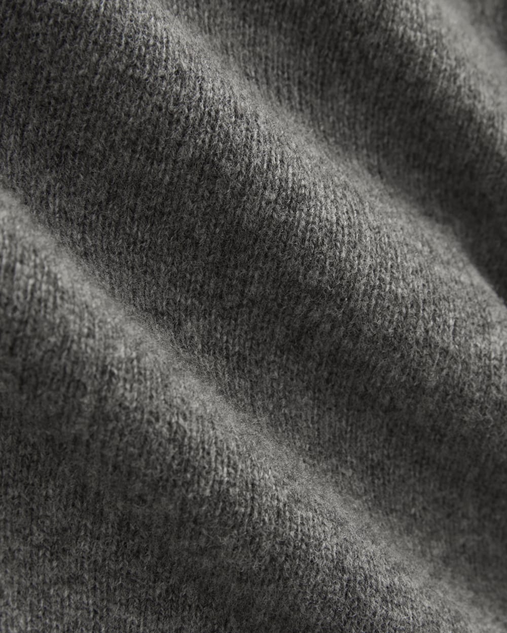 Luxe Merino Crew Cardigan | Heathered Charcoal - Image 6