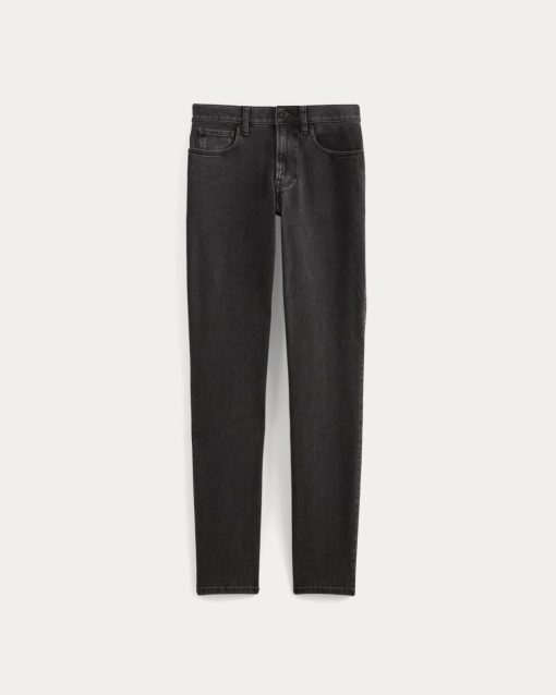 Alternative view of The Athletic 4-Way Stretch Organic Jean | Uniform | Washed Black