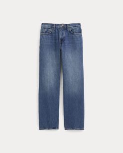 Alternative view of Relaxed Italian Selvedge Jean | Dark Indigo