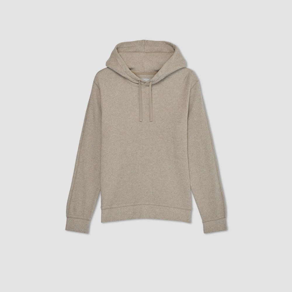The Waffle-Knit Hoodie | Heathered Oatmeal - Image 2