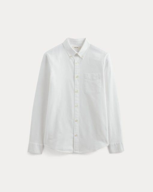 Alternative view of The Slim Oxford Shirt | White | Tall