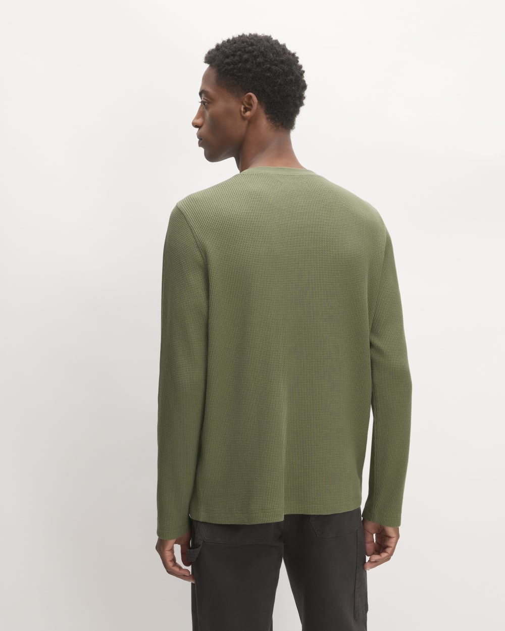 The Waffle Long-Sleeve Crew | Kalamata - Image 4