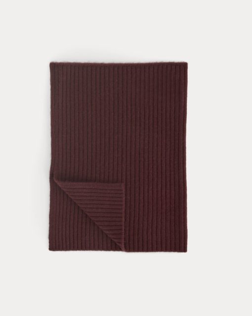 Alternative view of Cashmere Snood | Burgundy
