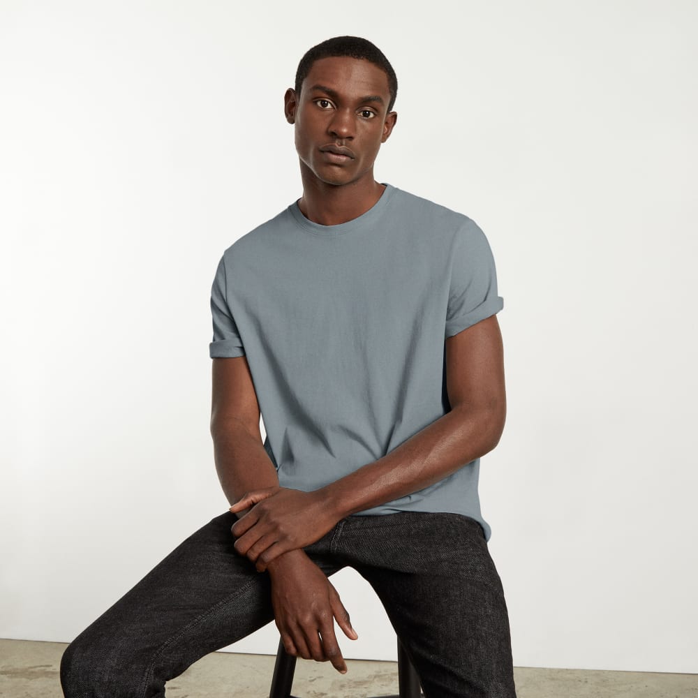The Organic Cotton Crew | Sky - Image 2
