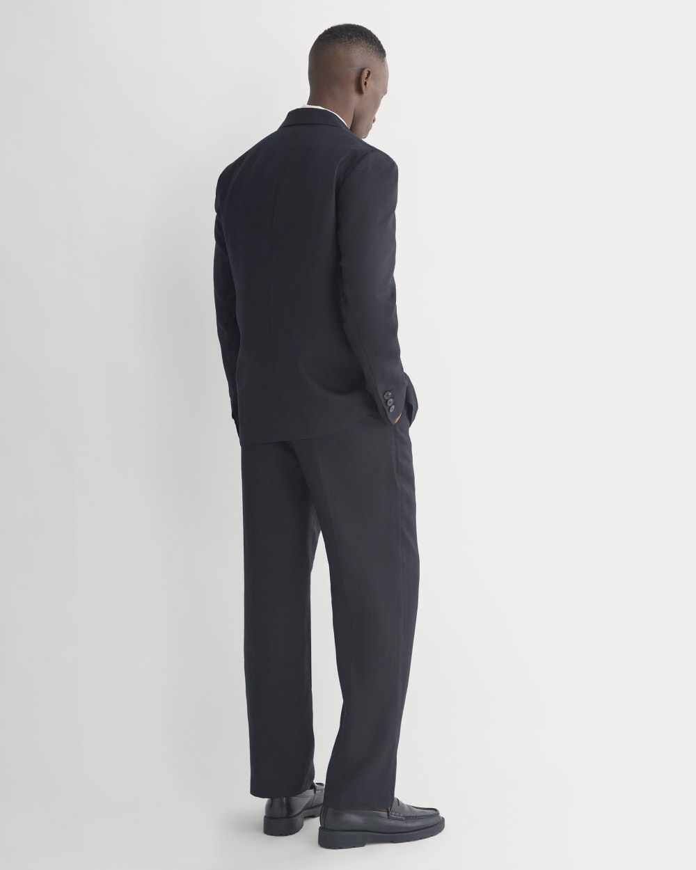 Soyeux Linen Linen Blazer | Black - Image 5