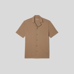 Alternative view of The Pique Short-Sleeve Shirt | Toasted Coconut