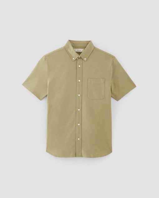 Alternative view of The Organic Short Sleeve Oxford Shirt | Cornstalk