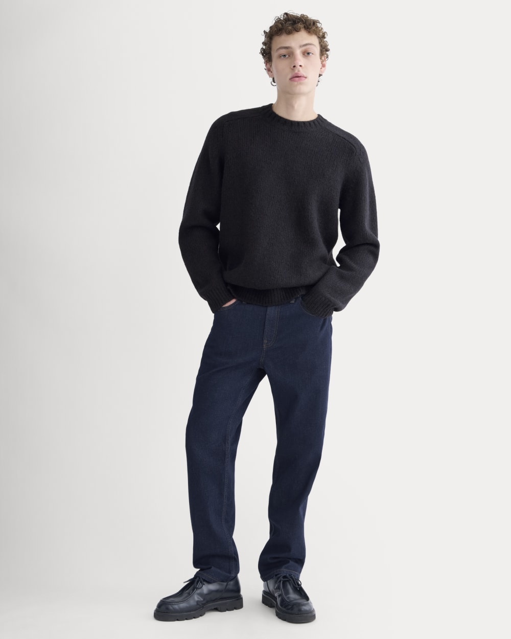 The Cloud Crewneck Sweater | Black - Image 3