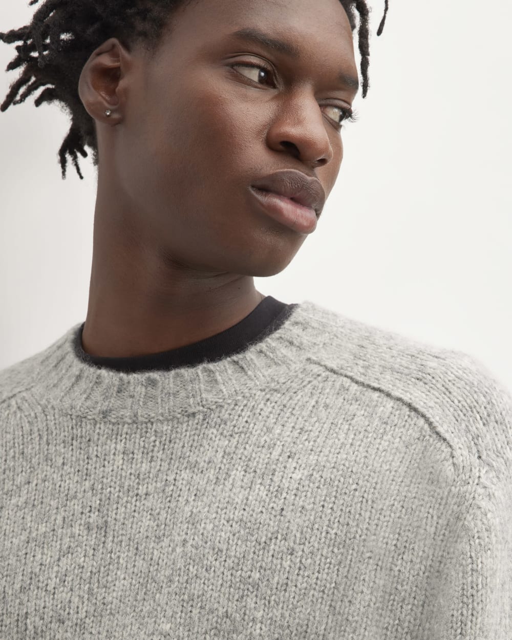 The Cloud Crewneck Sweater | Heathered Grey - Image 4