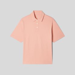 Alternative view of The Premium Weight Relaxed Polo | Light Rose