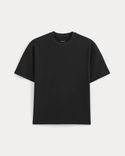 Alternative view of Archive Relaxed-Fit Cotton Crew | Black