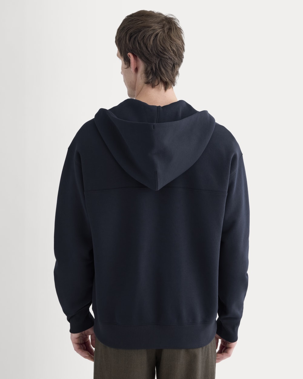 Luxe Fleece Full-Zip Hoodie | Deep Navy - Image 5
