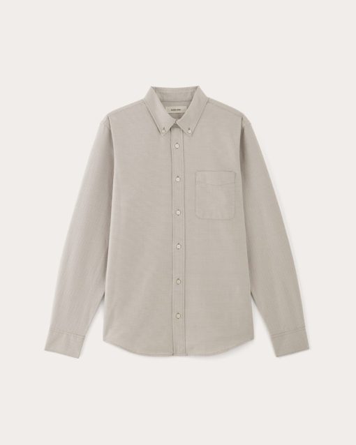 Alternative view of The Slim Oxford Shirt | Gray Houndstooth | Standard