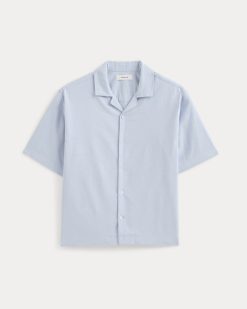 Alternative view of Cropped Resort Shirt | Light Blue