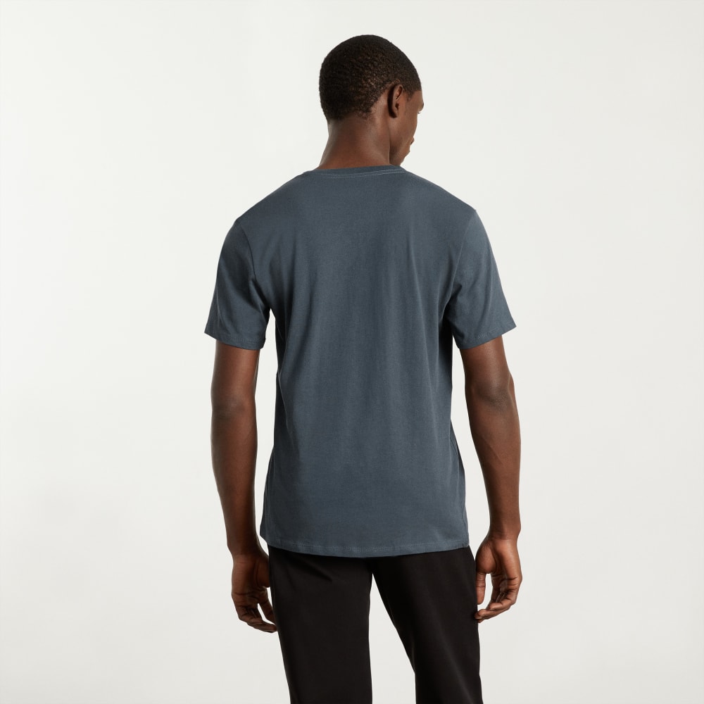 The Organic Cotton V-Neck Tee | Dark Slate - Image 5