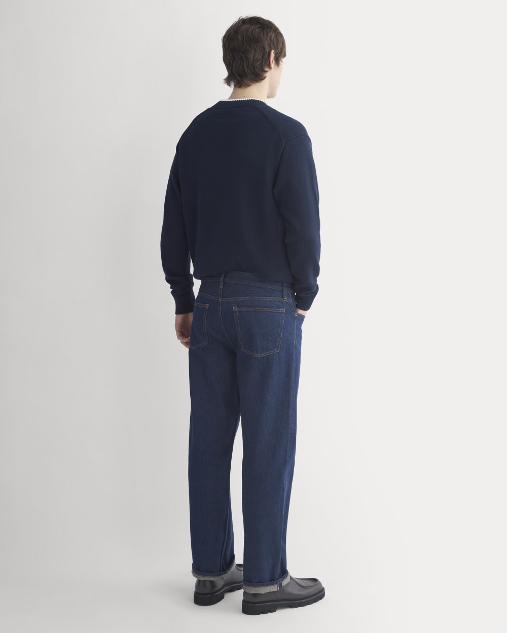 Relaxed Italian Selvedge Jean | Indigo Rinse - Image 4