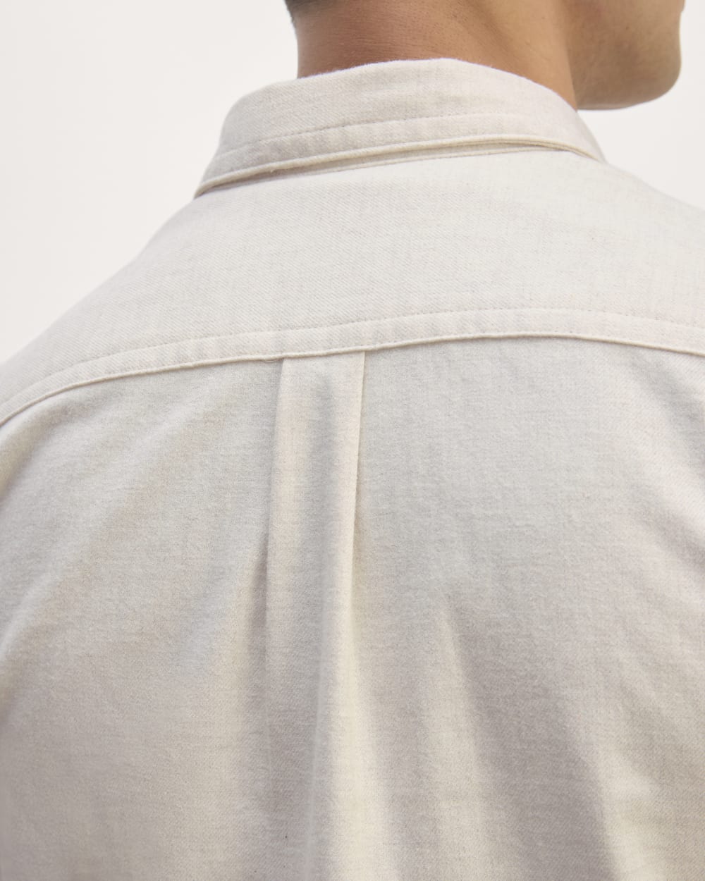 The Brushed Flannel Shirt | Heathered Oat - Image 4