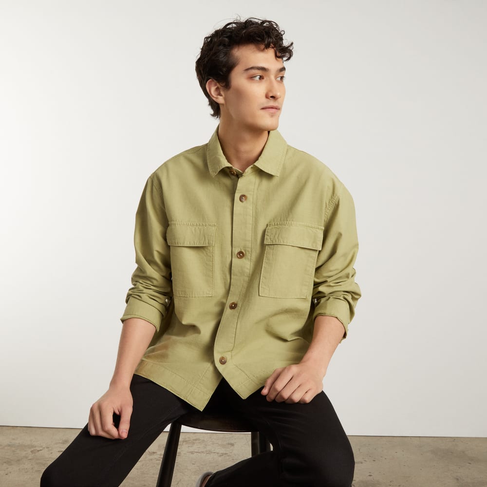 The Everyone Spring Shirt Jacket | Sage - Image 7