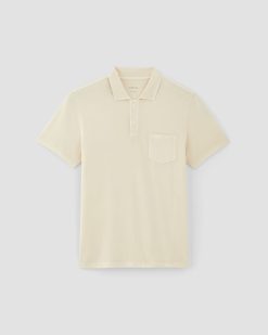 Alternative view of The Essential Organic Garment-Dyed Polo | Parchment