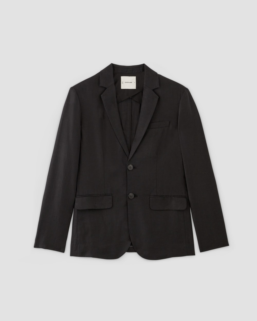 The Linen Blazer | Black - Image 2