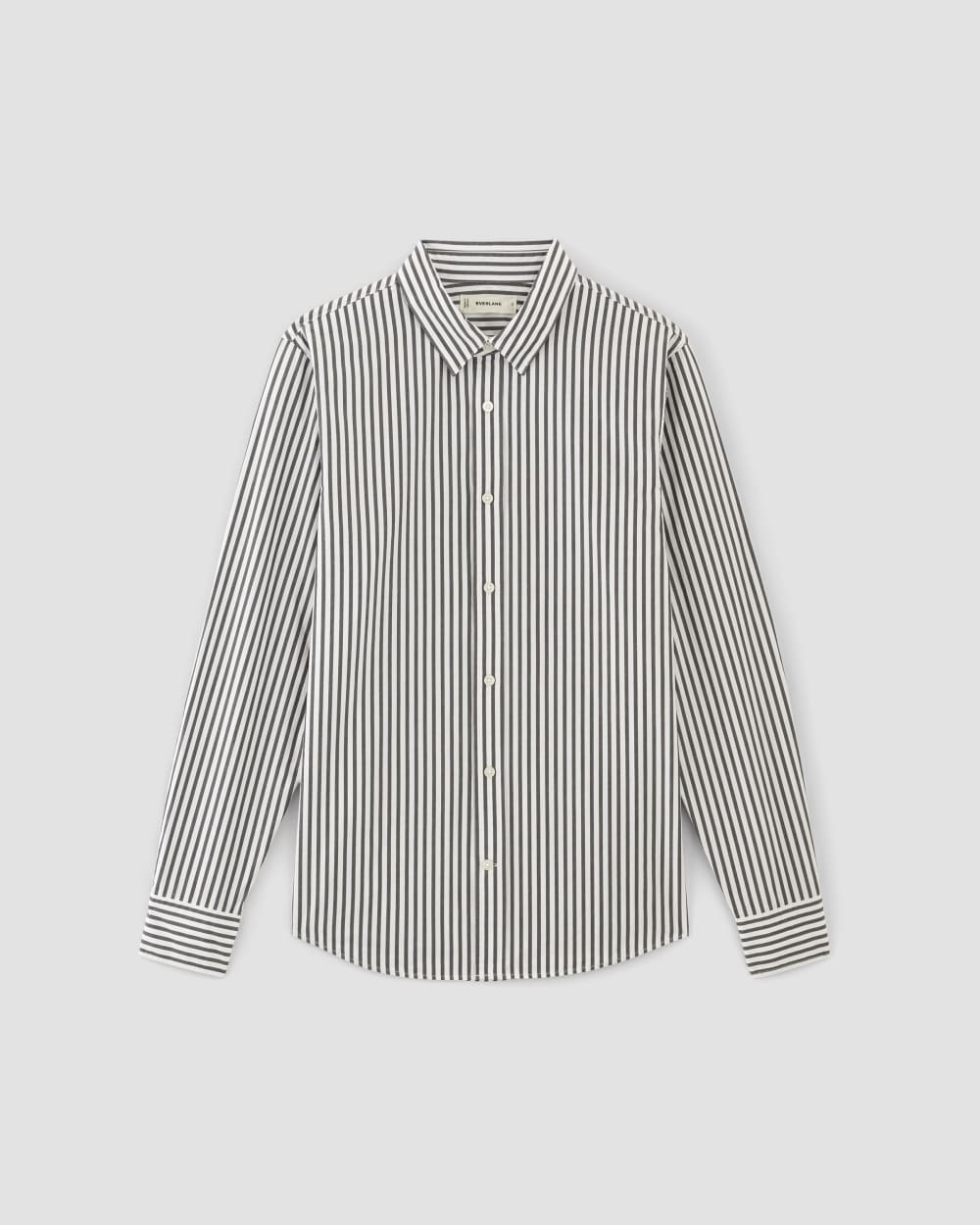 The Supima® Poplin Shirt | Optic White / Black - Image 2