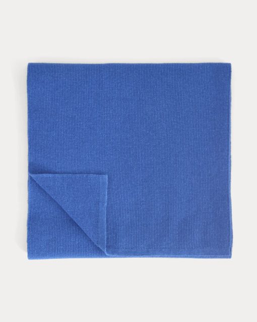 Alternative view of The Cabin Scarf | Classic Blue
