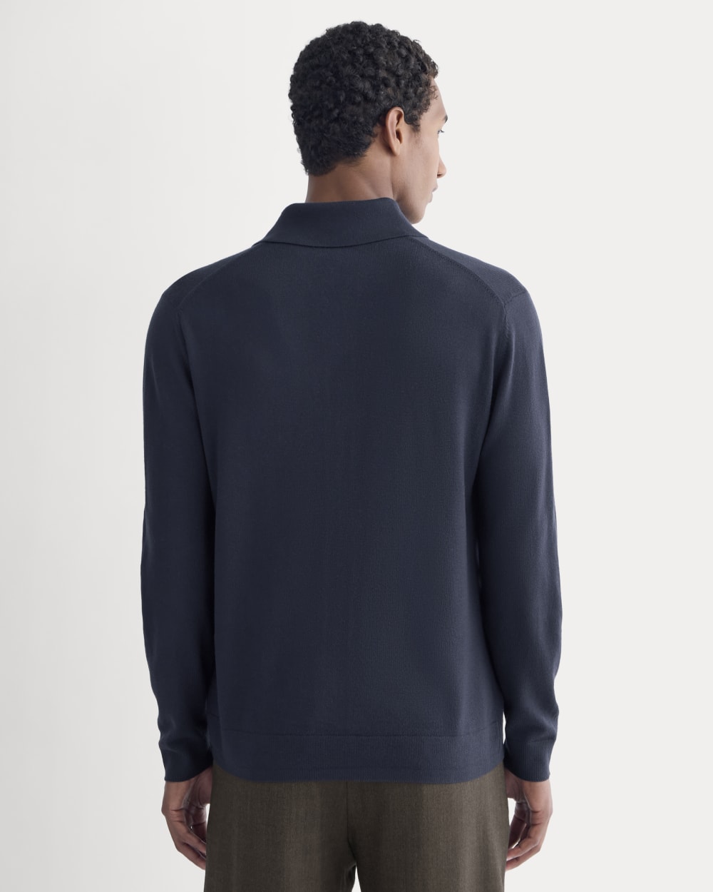 Ultrasoft Button-Down Sweater | Navy - Image 5