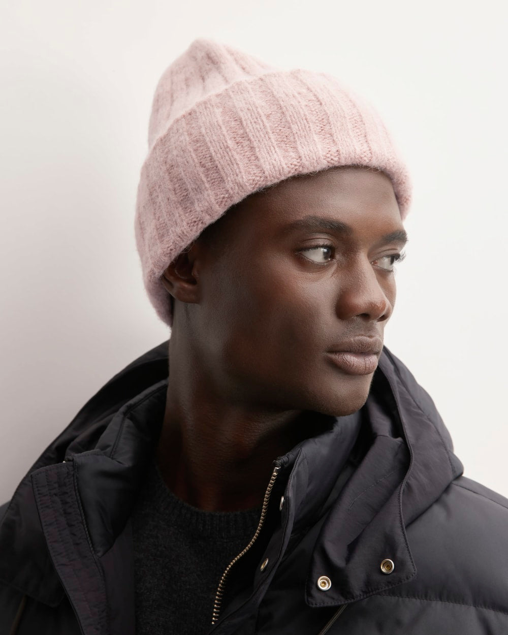 The Alpaca Beanie | Blush Pink - Image 3