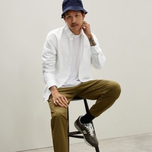 Alternative view of The Standard Fit Japanese Oxford Shirt | Uniform | White | Tall