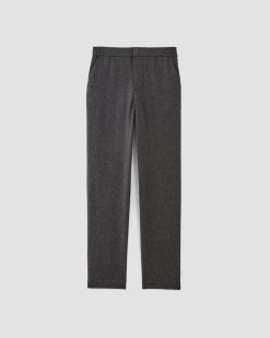 Alternative view of The Wool Flannel Pant | Heather Charcoal