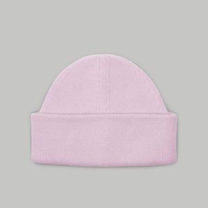Alternative view of The Felted Merino Beanie | Light Lilac