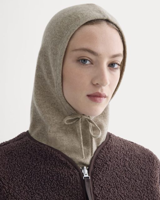 Alternative view of Cashmere Hood | Oatmeal