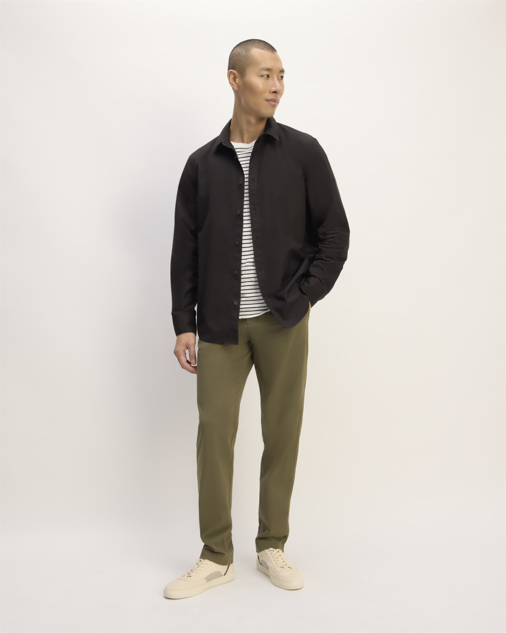 The Supima® Poplin Shirt | Black - Image 3