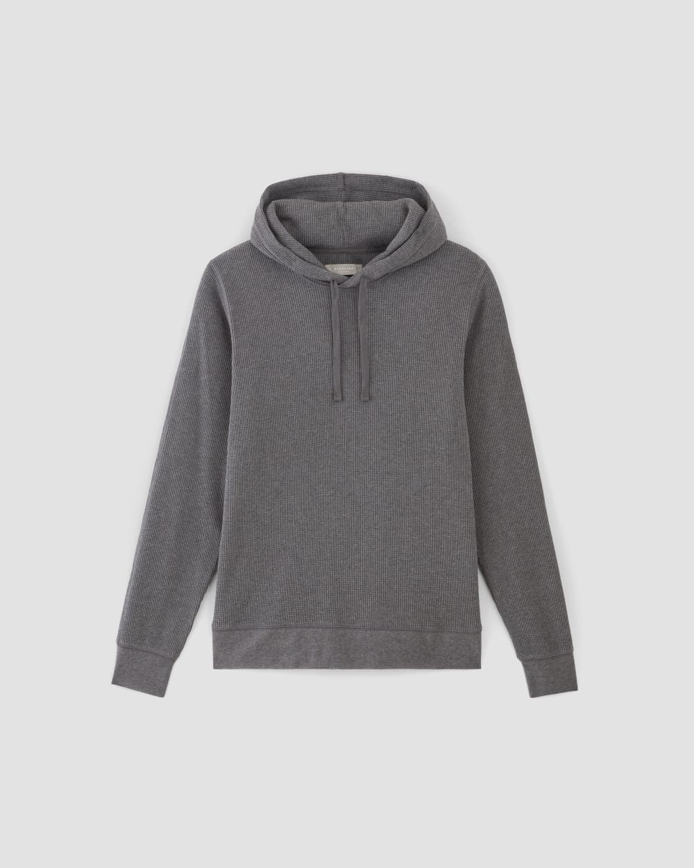 The Waffle-Knit Hoodie | Heathered Charcoal - Image 2