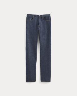Alternative view of The Selvedge Straight Fit Jean | Indigo Rinse