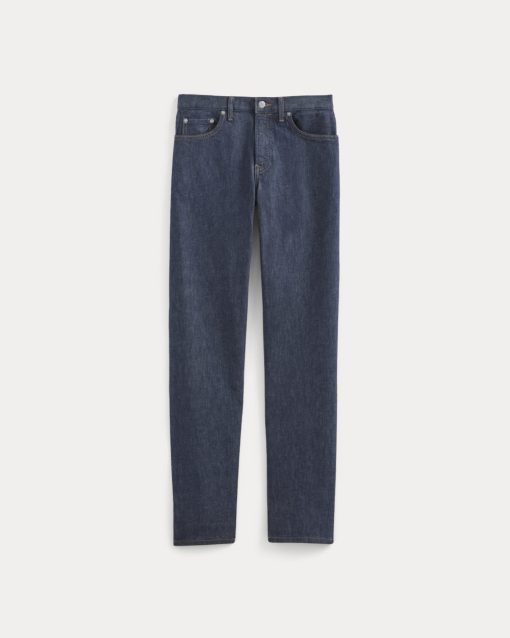 Alternative view of The Selvedge Straight Fit Jean | Indigo Rinse