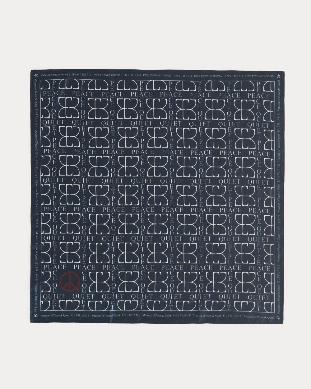 Everlane x Peace & Quiet Silk Bandana | Navy - Image 2