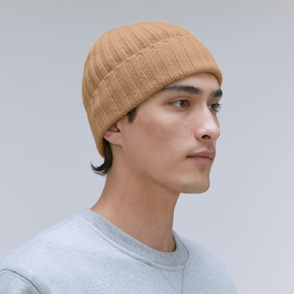The Cashmere Beanie | Light Camel - Image 3
