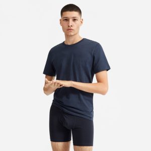 Alternative view of The Supima® Longer Boxer Brief | Uniform | Deep Navy