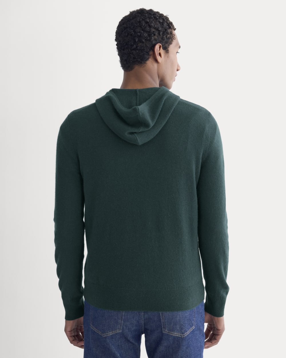 Everlane x Peace & Quiet Cashmere Hoodie | Pine - Image 5