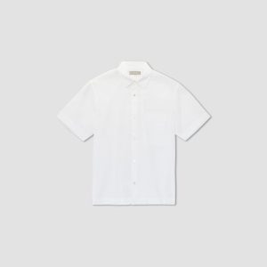 Alternative view of The Poplin Short-Sleeve Shirt | White