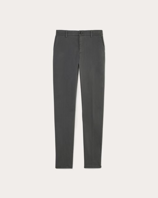 Alternative view of The Transit Chino | Graphite | Slim