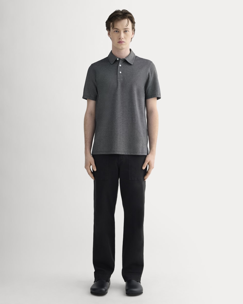 The Startup Polo | Black Chambray - Image 3