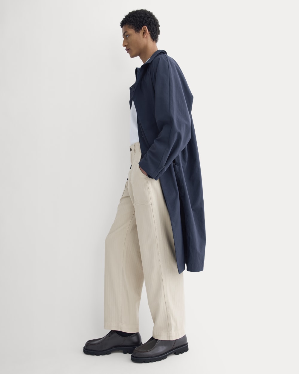 Relaxed Herringbone Fatigue Pants | Peyote - Image 4