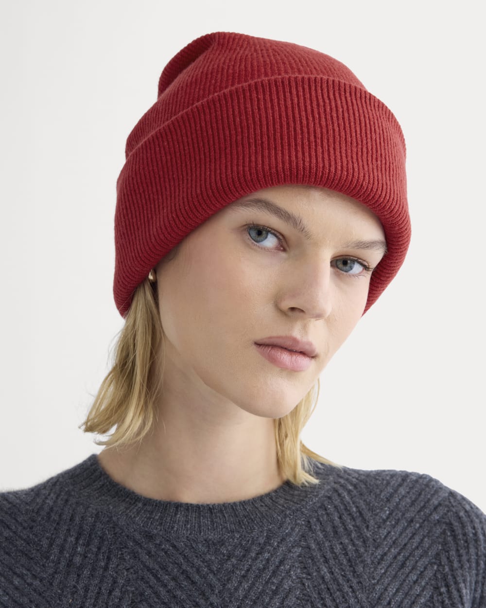 The Cabin Beanie | Berry Red - Image 2