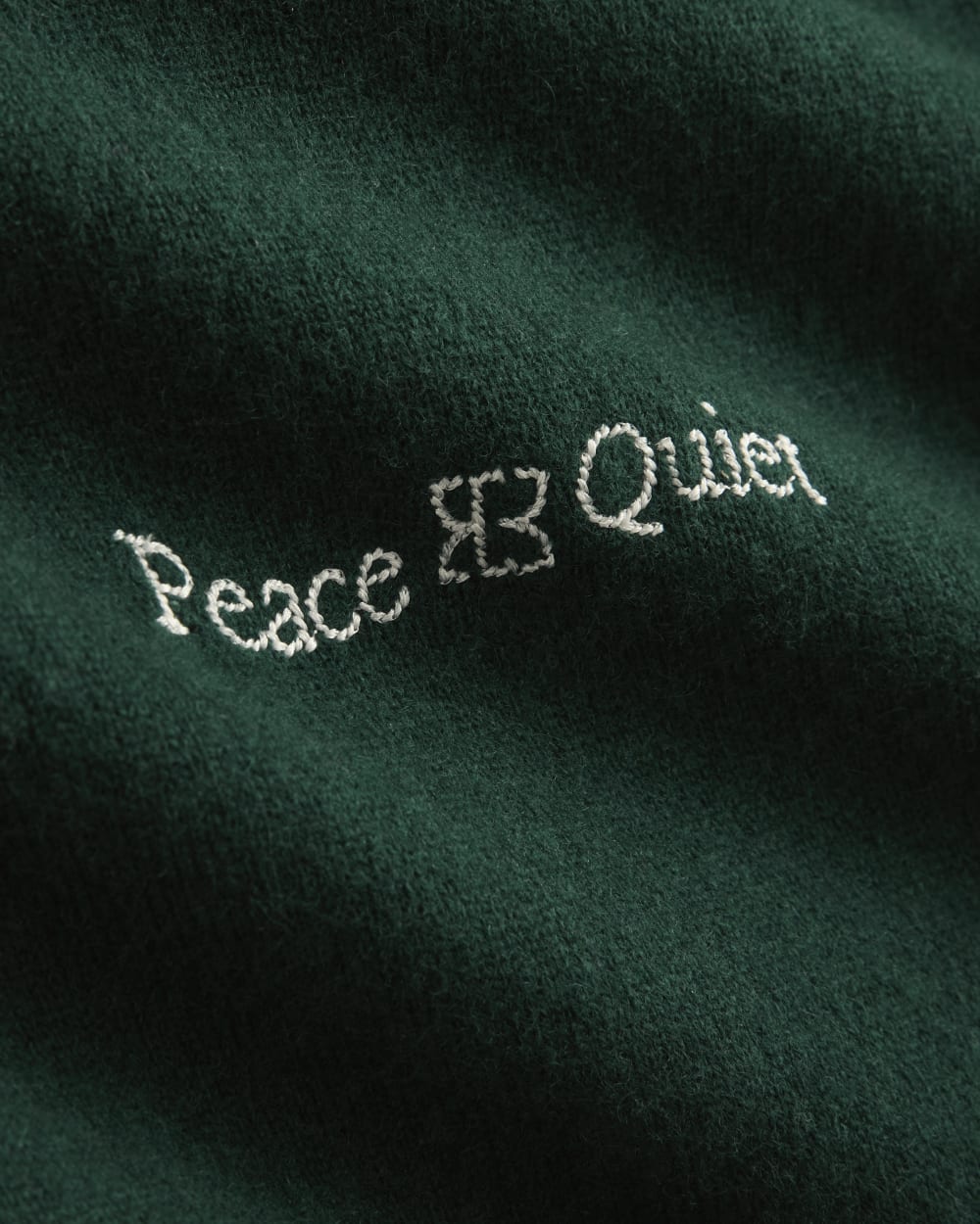 Everlane x Peace & Quiet Cashmere Hoodie | Pine - Image 6