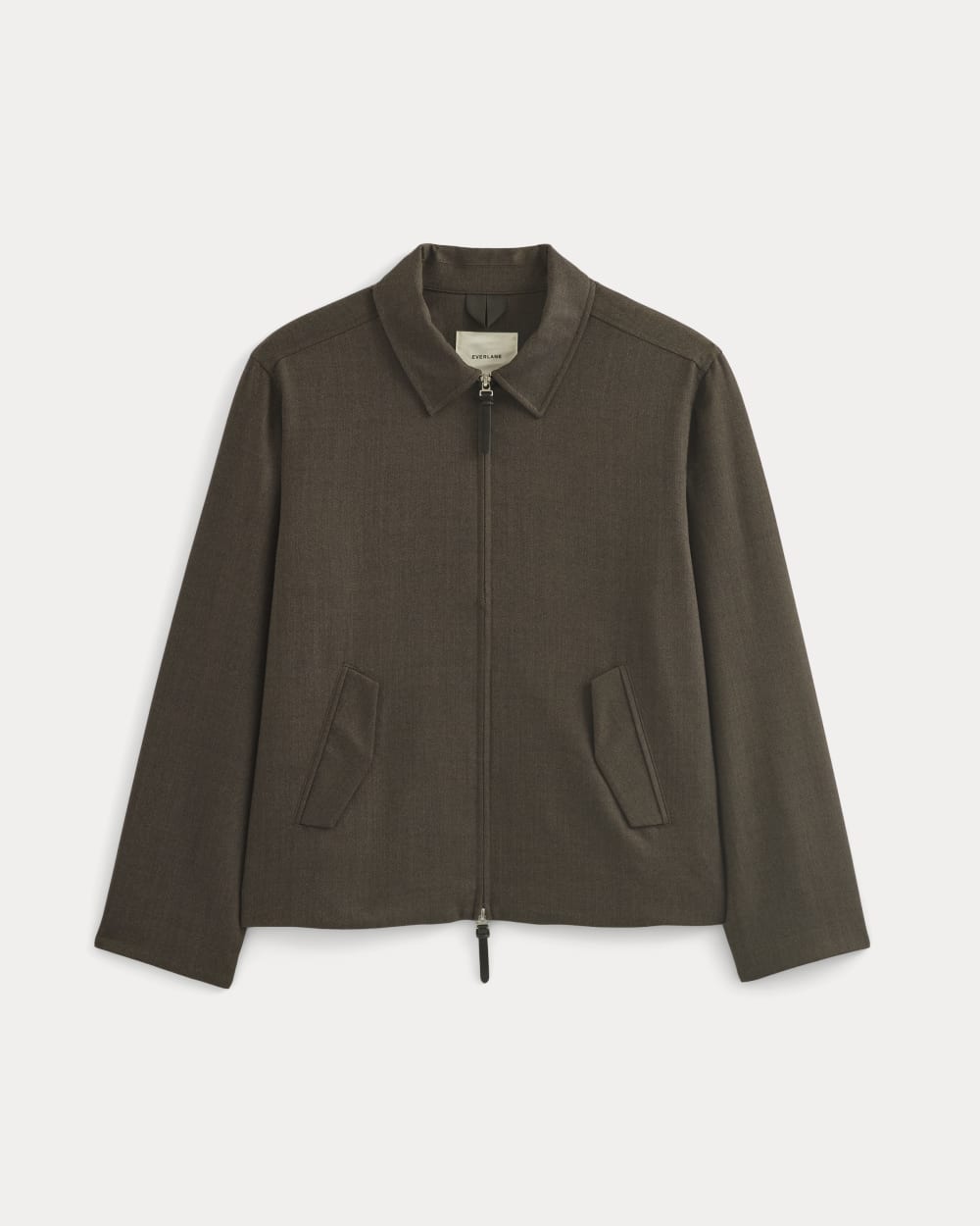 Tailored Zip Jacket | Heathered Fudge - Image 2