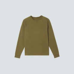 Alternative view of The Premium-Weight Long-Sleeve Crew | Uniform | Olive